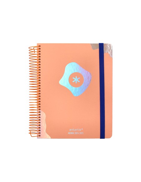 Agenda escolar antartik ano 24 25 curso coleccion maximal light orange dia pagina a5