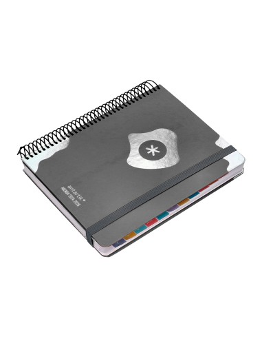 Agenda escolar antartik ano 24 25 curso coleccion maximal black dia pagina a5