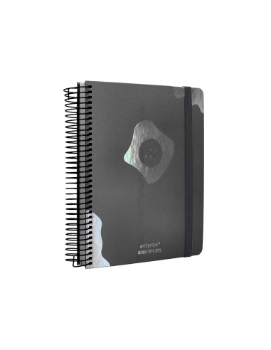 Agenda escolar antartik ano 24 25 curso coleccion maximal black dia pagina a5