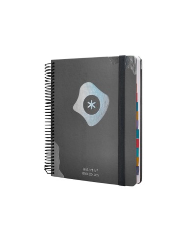 Agenda escolar antartik ano 24 25 curso coleccion maximal black dia pagina a5