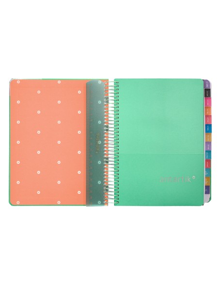 Agenda escolar antartik ano 24 25 curso coleccion maximal green dia pagina a5