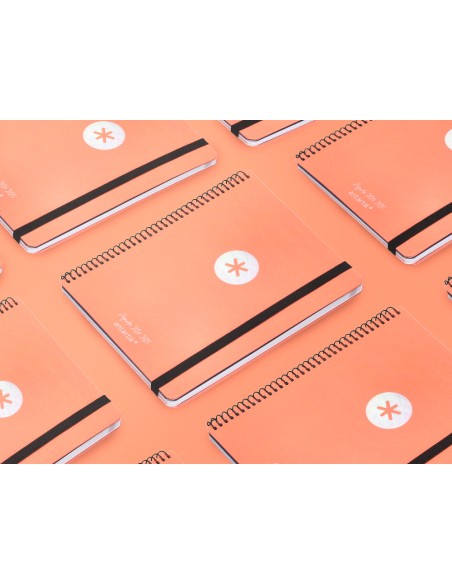 Agenda escolar antartik ano 24 25 curso coleccion minimal orange semana vista a6