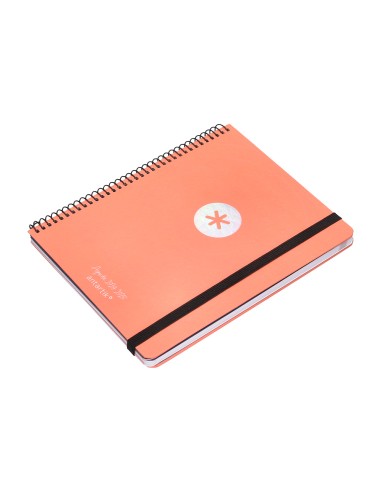 Agenda escolar antartik ano 24 25 curso coleccion minimal orange semana vista a6