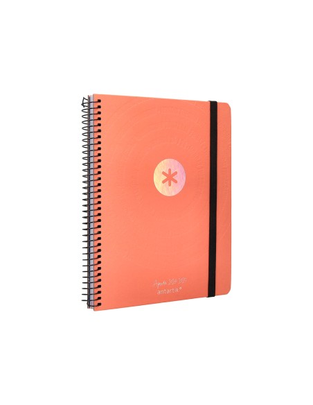 Agenda escolar antartik ano 24 25 curso coleccion minimal orange semana vista a6