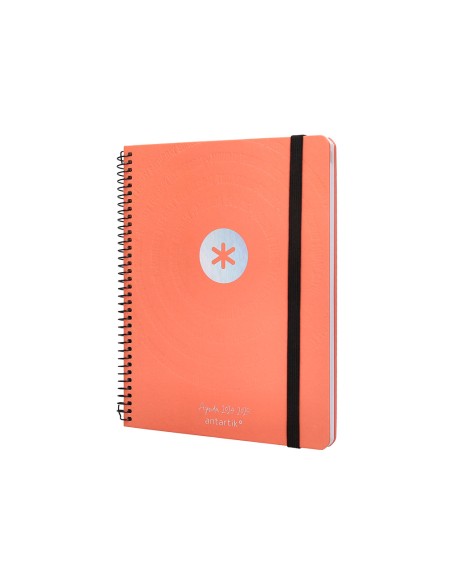 Agenda escolar antartik ano 24 25 curso coleccion minimal orange semana vista a6