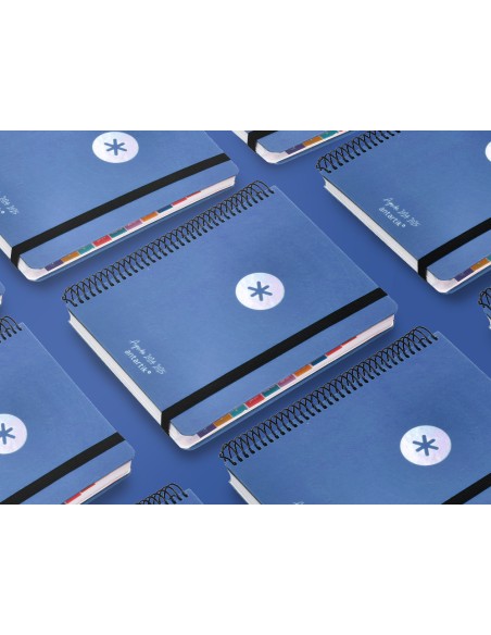 Agenda escolar antartik ano 24 25 curso coleccion minimal blue dia pagina a5