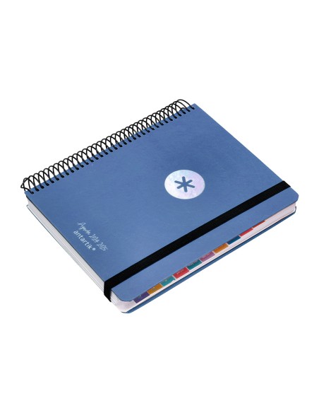 Agenda escolar antartik ano 24 25 curso coleccion minimal blue dia pagina a5