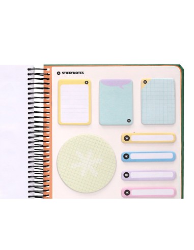 Agenda escolar antartik ano 24 25 curso coleccion minimal green dia pagina a5