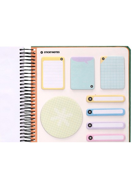 Agenda escolar antartik ano 24 25 curso coleccion minimal green dia pagina a5