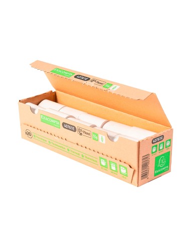 Rollo sumadora exacompta termico para tpv 57 mm x 40 mm 55 g m2 fsc sin bisfenol a ni plastico