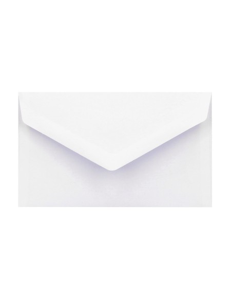 Sobre liderpapel blanco con fondo 95x162 mm engomado solapa de pico caja de 500 unidades