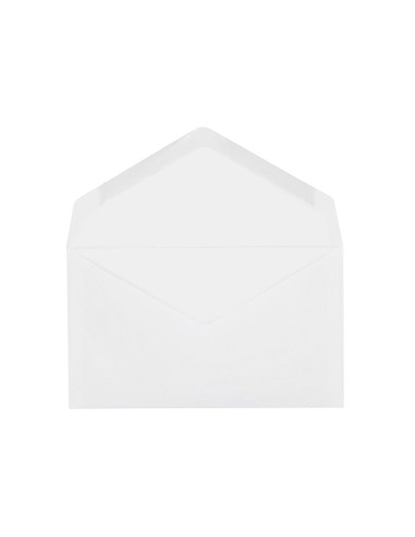 Sobre liderpapel blanco con fondo 95x162 mm engomado solapa de pico caja de 500 unidades