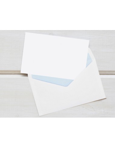 Sobre liderpapel blanco con fondo 95x162 mm engomado solapa de pico paquete de 25 unidades
