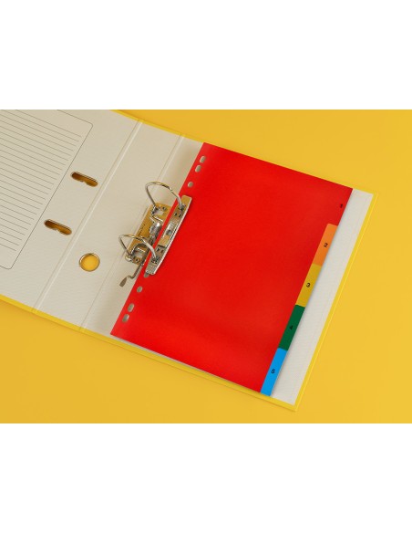 Separador q connect plastico juego de 5 separadores din a4 multitaladro