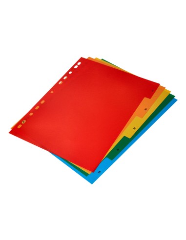 Separador q connect plastico juego de 5 separadores din a4 multitaladro