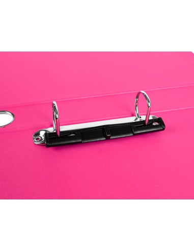 Modulo liderpapel 3 archivadores folio 2 anillas mecanismo de palanca 52mm rosa