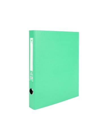 Modulo liderpapel 3 archivadores folio 2 anillas mecanismo de palanca 52mm verde pastel