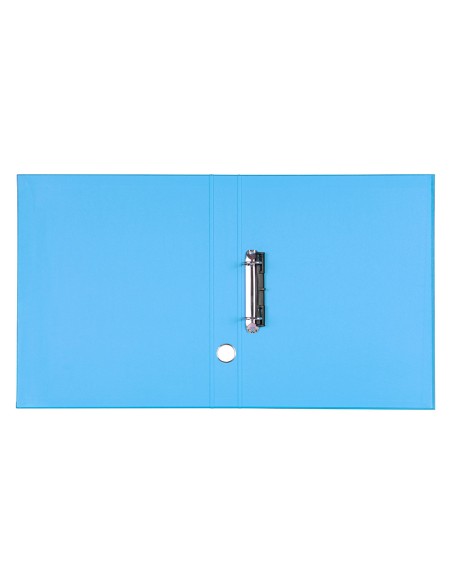 Modulo liderpapel 3 archivadores folio 2 anillas mecanismo de palanca 52mm celeste
