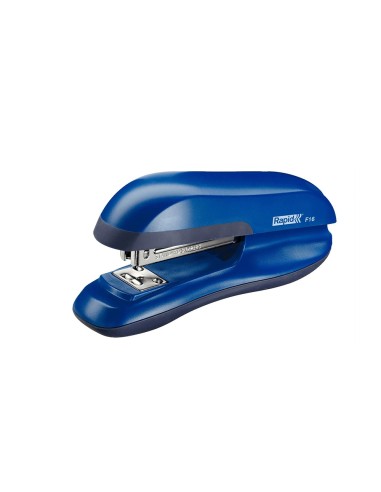 Grapadora rapid f30 plastico abs color azul capacidad 30 hojas usa grapas 24 6 y 26 6