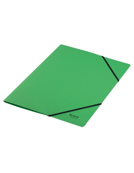 Carpeta leitz recycle gomas din a4 carton reciclable 100 verde