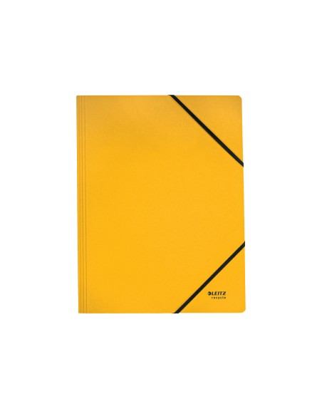 Carpeta leitz recycle gomas din a4 carton reciclable 100 amarillo