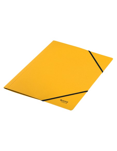 Carpeta leitz recycle gomas din a4 carton reciclable 100 amarillo