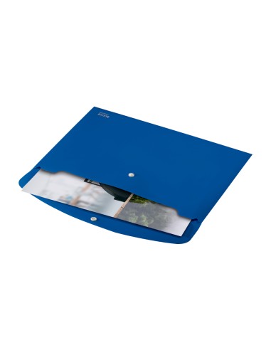 Carpeta leitz recycle portadocumentos broche din a4 polipropileno azul