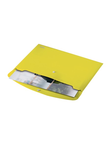 Carpeta leitz recycle portadocumentos broche din a4 polipropileno amarillo
