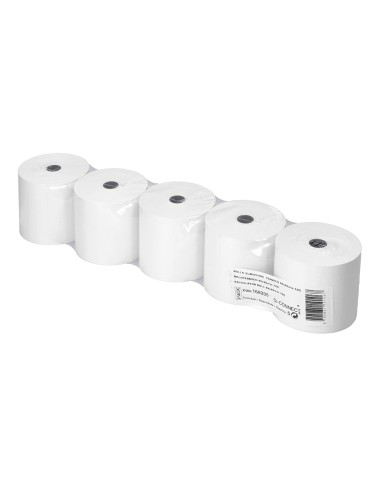 Rollo sumadora termico q connect 80 mm ancho x 80 mm diametro sin bisfenol a papel de 70 g m2