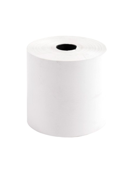 Rollo sumadora termico q connect 80 mm ancho x 80 mm diametro sin bisfenol a papel de 70 g m2