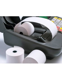 Rollo sumadora termico q connect 80 mm ancho x 60 mm diametro sin bisfenol a papel de 70 g m2
