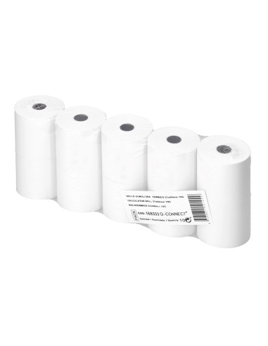 Rollo sumadora termico q connect 57 mm ancho x 60 mm diametro sin bisfenol a papel de 70 g m2