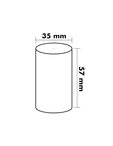 Rollo sumadora termico q connect 57 mm ancho x 35 mm diametro para tpv sin bisfenol a papel de 70 g m2