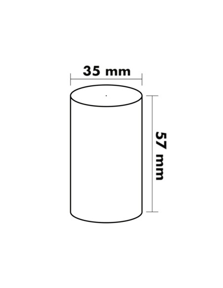 Rollo sumadora termico q connect 57 mm ancho x 35 mm diametro para tpv sin bisfenol a papel de 70 g m2