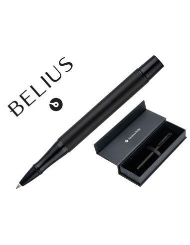 Roller belius unstoppable color negro tinta negra caja de diseno