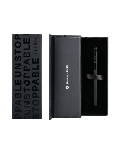 Roller belius unstoppable color negro tinta negra caja de diseno