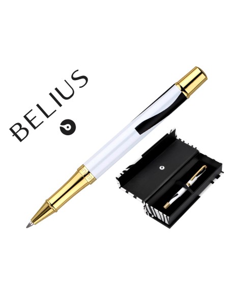 Roller belius dualita cuerpo negro color blanco tinta negra caja de diseno Roller belius dualita cuerpo negro color blanco tinta negra caja de diseno