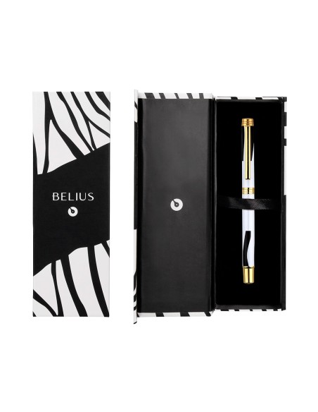 Roller belius dualita cuerpo negro color blanco tinta negra caja de diseno Roller belius dualita cuerpo negro color blanco tinta negra caja de diseno