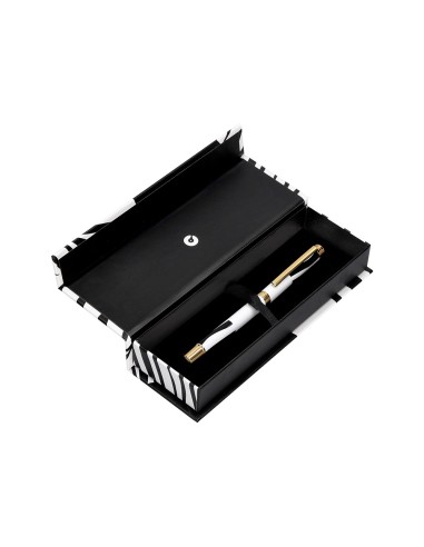 Roller belius dualita cuerpo negro color blanco tinta negra caja de diseno