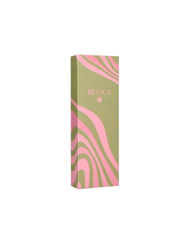 Boligrafo belius ink dreams aluminio color verde matcha y rosa plateado frase interior tinta azul caja de diseno
