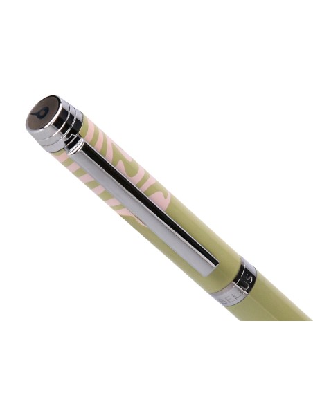 Boligrafo belius ink dreams aluminio color verde matcha y rosa plateado frase interior tinta azul caja de diseno Boligrafo belius ink dreams aluminio color verde matcha y rosa plateado frase interior tinta azul caja de diseno