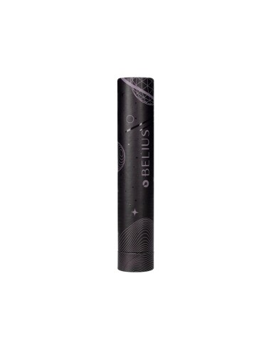 Boligrafo belius rocket b aluminio color minimalista negro tinta azul caja cilindrica