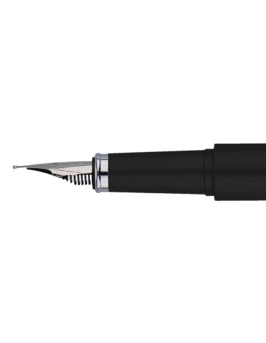 Pluma y funda de similpiel belius space b color minimalista negro tinta azul caja de diseno
