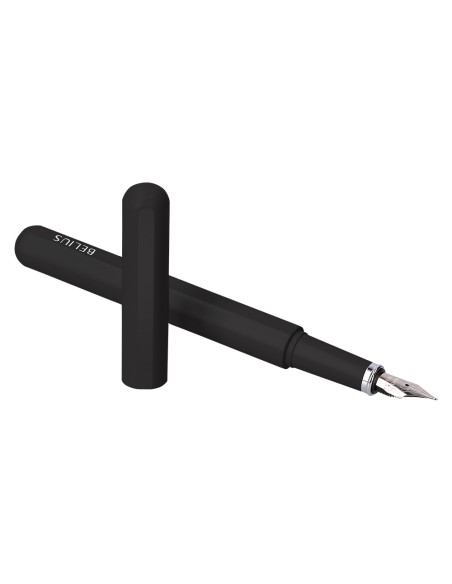 Pluma y funda de similpiel belius space b color minimalista negro tinta azul caja de diseno Pluma y funda de similpiel belius space b color minimalista negro tinta azul caja de diseno