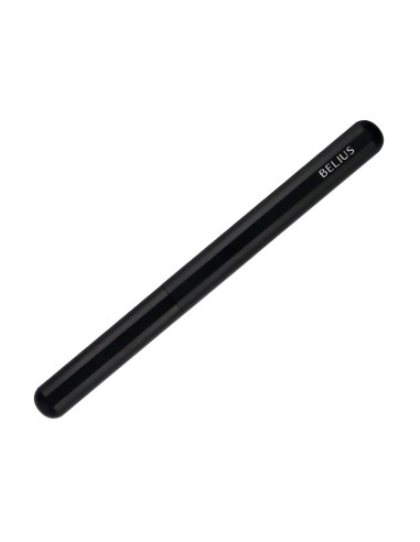 Pluma y funda de similpiel belius space b color minimalista negro tinta azul caja de diseno