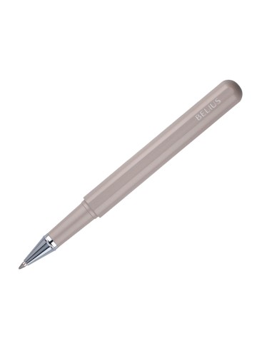 Roller y funda de similpiel belius space b color minimalista gris tinta azul caja de diseno