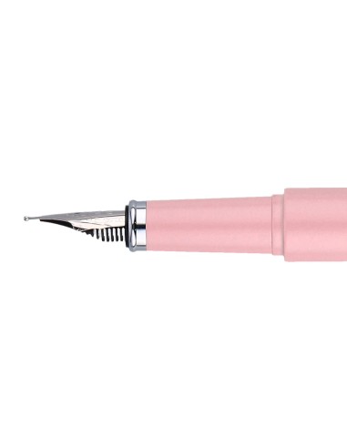 Pluma y funda de similpiel belius space b color minimalista rosa tinta azul caja de diseno