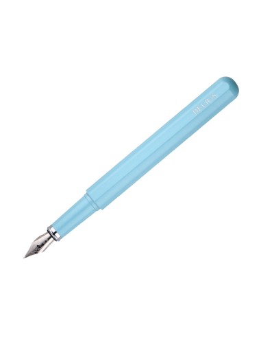 Pluma y funda de similpiel belius space b color minimalista azul tinta azul caja de diseno