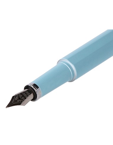 Pluma y funda de similpiel belius space b color minimalista azul tinta azul caja de diseno