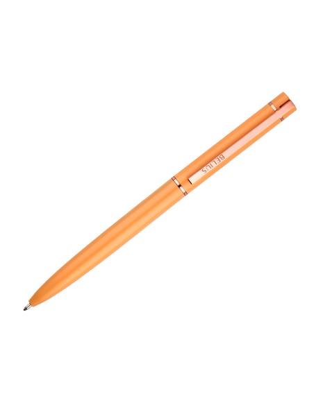 Boligrafo belius rose aluminio color naranja oro rosa tinta azul caja de diseno Boligrafo belius rose aluminio color naranja oro rosa tinta azul caja de diseno